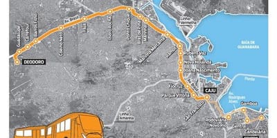 Χάρτης του BRT TransBrasil