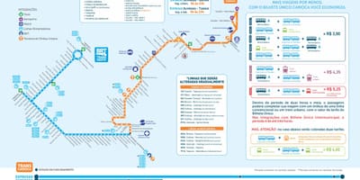 Χάρτης του BRT TransCarioca