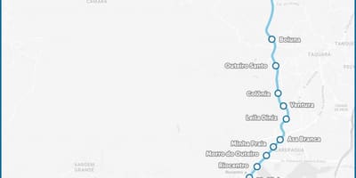 Χάρτης του BRT TransOlimpica