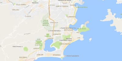 Χάρτης της favela Βιδιγαλ
