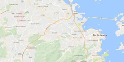 Χάρτης της favela Βεντο Ριβειρο