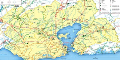 Χάρτης της Guanabara bay