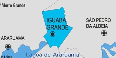 Χάρτης της Iguaba Grande δήμο