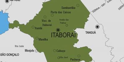 Χάρτης της Itaboraí δήμο