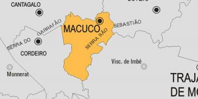 Χάρτης της Macuco δήμο