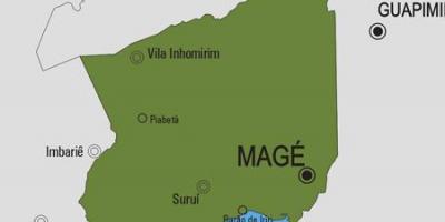 Χάρτης της Magé δήμο