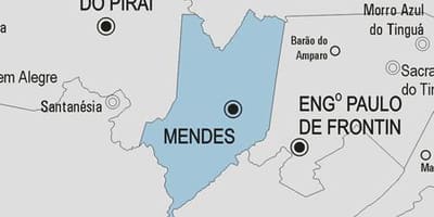 Χάρτης της Mendes δήμο