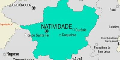 Χάρτης της Natividade δήμο
