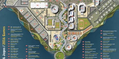 Χάρτης της Olympic Park