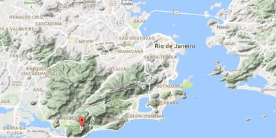 Χάρτης της Pedra da Gávea