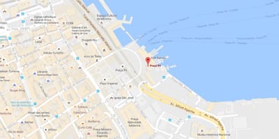 Χάρτης της Praça Quinze