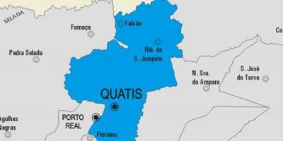 Χάρτης της Quatis δήμο