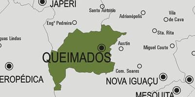 Χάρτης της Queimados δήμο