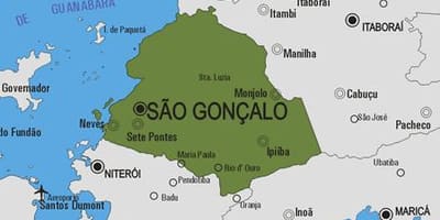 Χάρτης του São Gonçalo δήμο