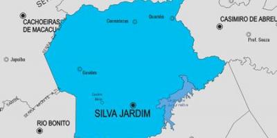 Χάρτης της Silva Jardim δήμο