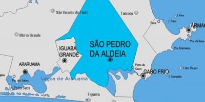 Χάρτης του São Pedro da Aldeia δήμο