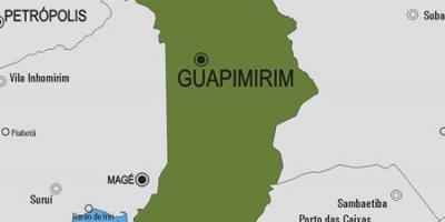 Χάρτης της Γβαπιμιριμ δήμο