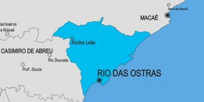 Ο χάρτης του Ρίο ντε Τζανέιρο δήμο